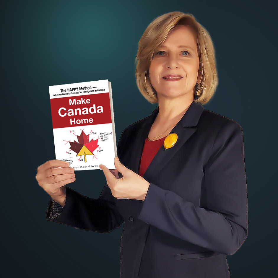 Iwona Buziak-Mohamed - profile photo - book: Make Canada Home - iwonabuziak.com
